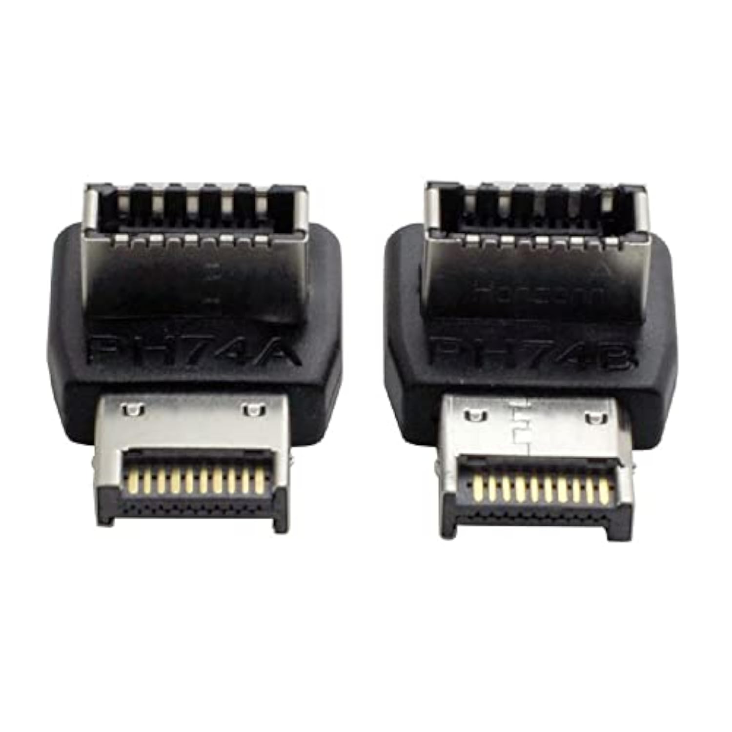 cablecc 2pcs Overmold USB 3.1 Front Panel Header Male to Female Type-E Motherb