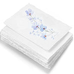 A5 Handmade Deckled Edge Cotton Paper - Cold Pressed Texture - Paint, Watercolor, Writing, Printer - Cards, Invitations, Menus, Arts And Crafts. 50 Pack White 150Gsm - 5.8" X 8.3"