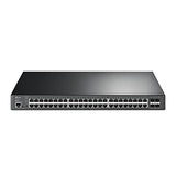 Omada Sg3452Xp | 48 Port Gigabit L2+ Managed Poe Switch | 48 Poe+ Port @500W, 4 X 10G Sfp+ Slots | Poe Recovery | Support Omada Sdn | Ipv6 & Static Routing