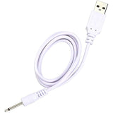 2 Pack Replacement Dc Charging Cable Set Compatible With Tracys Dog,Compatible With Paloqueth,Compatible With Lovesense,Beauty Instrument Usb Charger Cords 2.5Mm