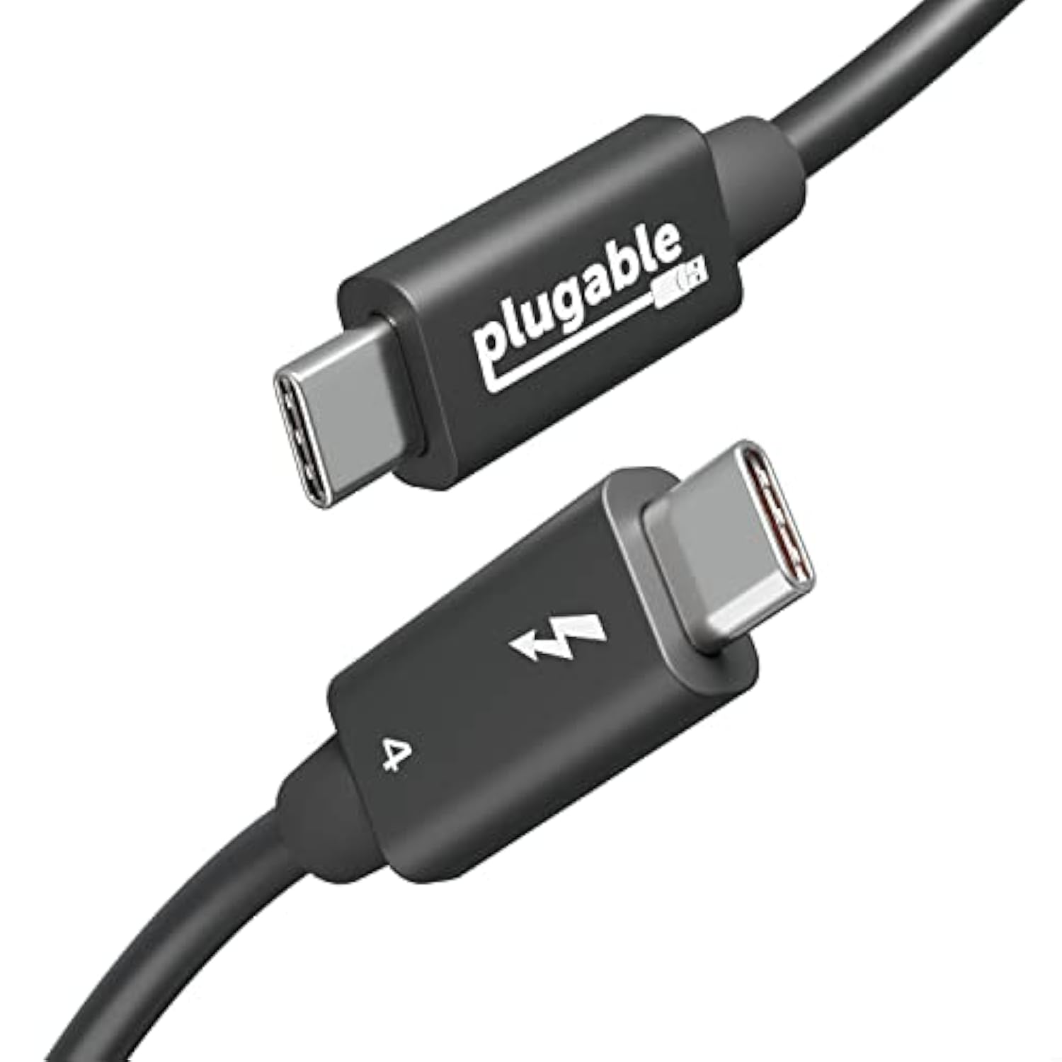 Thunderbolt 4 Cable With 240W Charging, Thunderbolt Certified, 3.3 Feet (1M),1X 8K Display, 40 Gbps, Compatible With Usb4, Thunderbolt 3, Usb-C - Driverless