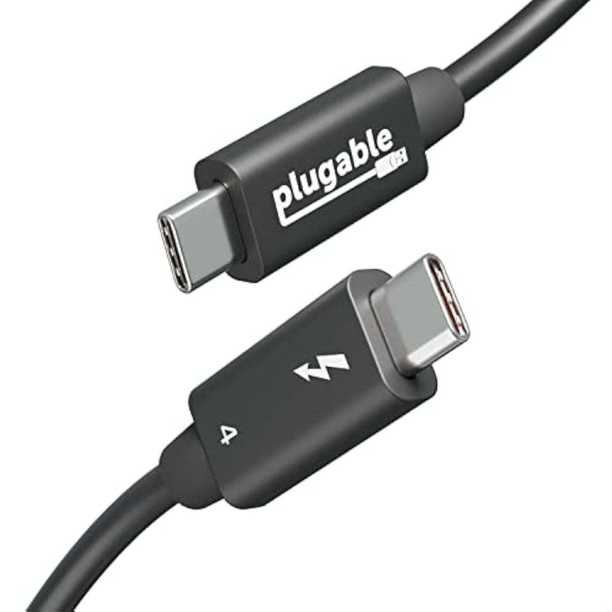 Thunderbolt 4 Cable With 240W Charging, Thunderbolt Certified, 3.3 Feet (1M),1X 8K Display, 40 Gbps, Compatible With Usb4, Thunderbolt 3, Usb-C - Driverless
