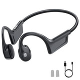 Bone Conduction Headphones, Bluetooth 6.0 Open Ear Headphones with HD Mic, 10Hrs Playtime Wireless Sports Earphones, IP67 Waterproof Headset for
