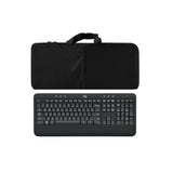 Portable Shockproof Waterproof Keyboard And Mouse Sleeve Protective Case For Logitech Mk540/Mk545 Advanced Wireless Keyboard & Mouse Combo; Black