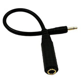 Cgtime Golden Plated 3.5Mm Mono 1/8 Inch Audio Male To 6.35Mm 1/4 Inch Female Jack Converter Cable Cord Adapter (25Cm/10Inch)