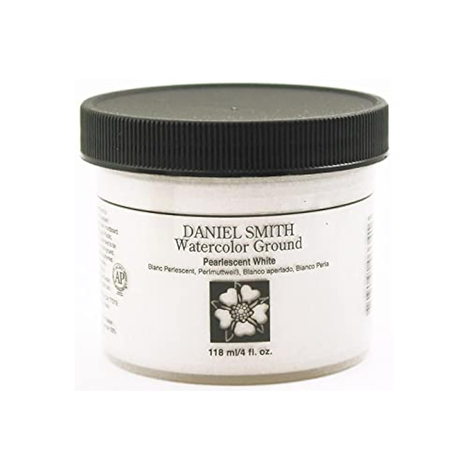 Daniel Smith Watercolor Ground, 4oz Jar, Pearlescent White, 284055013