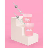 Disco Ball Reusable Swirly Straw Set - 16 Pc | Groovy Birthday Party Supplies, Last Disco Bachelorette Decorations, 70S, Space Cowboy