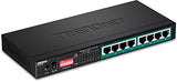 8-Port Gigabit Long Range Poe+ Switch, Tpe-Lg80, 65W Power Budget, Ethernet Splitter, Extends Range Up To 200M (656 Ft.), 16Gbps Switching Capacity, Protection