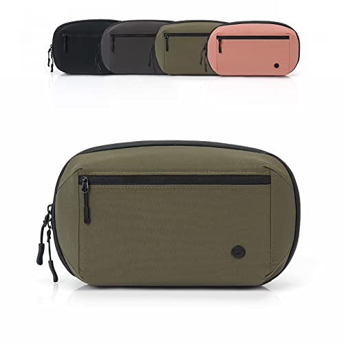 Purevave Electronics Travel Pouch, Compact Cable Storage Case For Chargers, Usb Drives, Sd Cards & Power Bank Accessorie (Green)