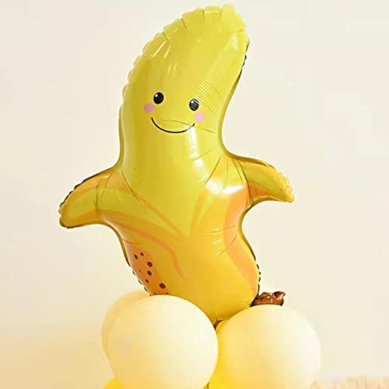 Banana Balloons Fruit Banana Foil Mylar Balloons For Baby Shower Fruit Theme Party Birthday Decoration Supplies 28 Inch 5Pcs