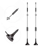 4G Lte Antenna 8Dbi Magnetic Base Mimo Sma Male Antenna (2-Pack) Compatible With 4G Lte Wireless Cpe Router Cellular Gateway Industrial Iot Router