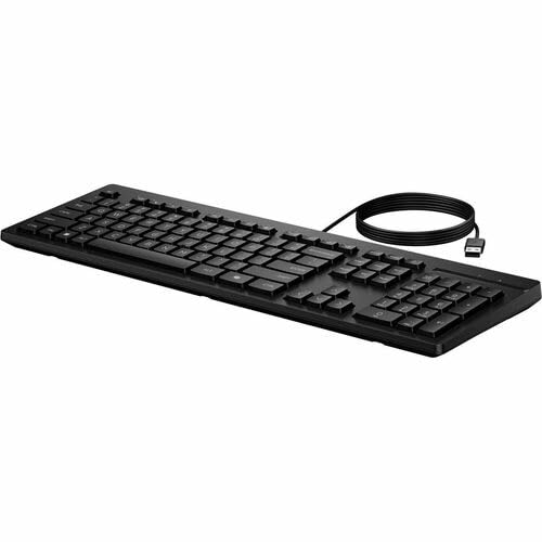125 Wired Keyboard - Cable Connectivity - Usb Type A Interface - Copilot Hot Key(S) - Windows 11, Windows 10 - Pc - Recycled Plastic - Plunger Keyswitch - Black