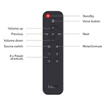 Voice Remote For Mini And Pro Audio Streamer, Push-To-Talk, 4 Music Preset Buttons