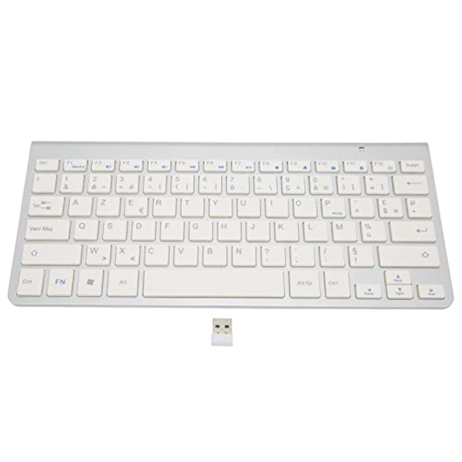 Wireless Keyboard 2.4G Portable Wireless Bt Keyboard French English/Thai Engli