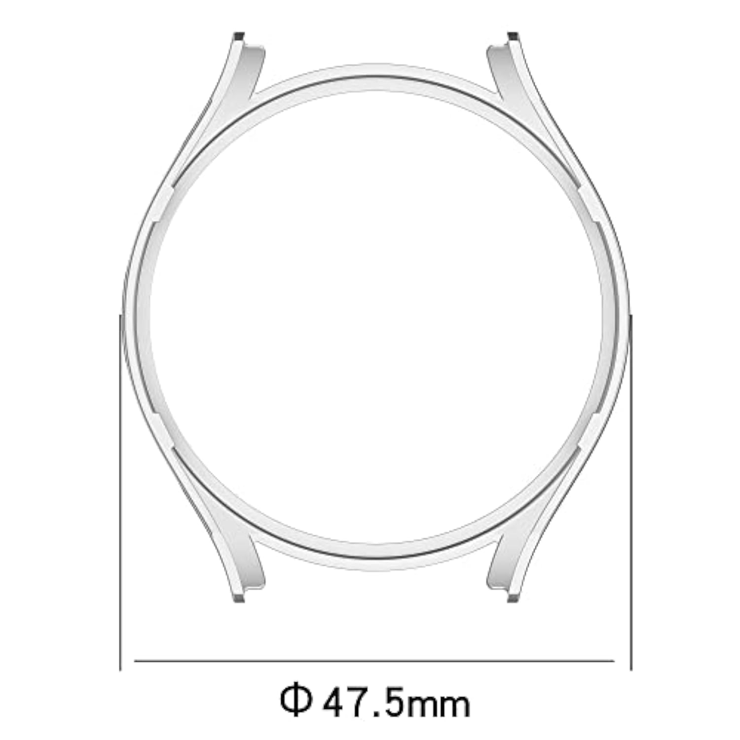 Compatible For Samsung Galaxy Watch 5 Pro Case Hard Pc Protective Bumper Cover Case For Galaxy Watch 5 Pro 45Mm Smart Watch Accessories [No Screen Protector]