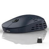Bluetooth Wireless Mouse, Dual Mode Rechargeable Silent Computer Mice With 2.4