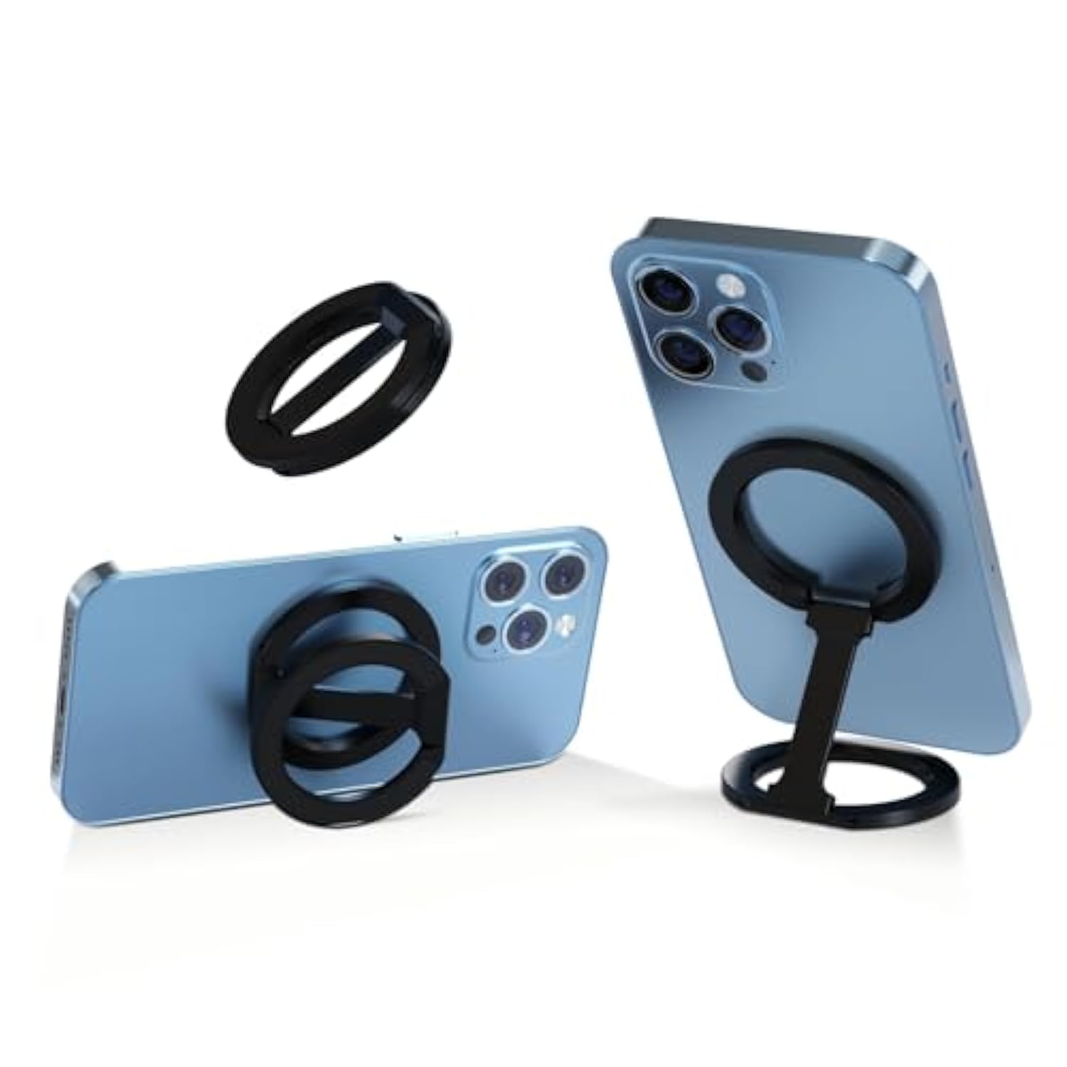 Dual Magnetic Phone Holder for Car/Gym, Strong Mount for MagSafe iPhone 12-15