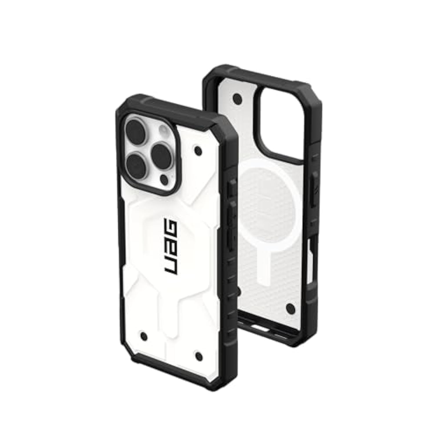 Uag Designed For Iphone 16 Pro Case 6.3" Pathfinder - Compatible With Magsafe Charging Rugged Shockproof Anti-Slip Military Grade Protective Cover, White