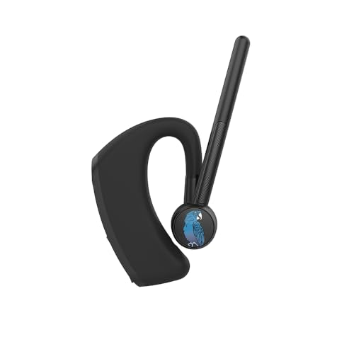 BlueParrott M500XT Mono Bluetooth Headset, 93% NoiseCancelling AIPowered DualMic, OpenEar Design for Rideshare & Delivery Drivers, IP54Rated, 11