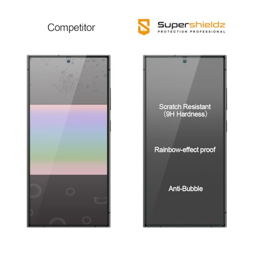 (2 Pack) Designed For Samsung Galaxy S25 Ultra Tempered Glass Screen Protector, Anti Scratch, Bubble Free