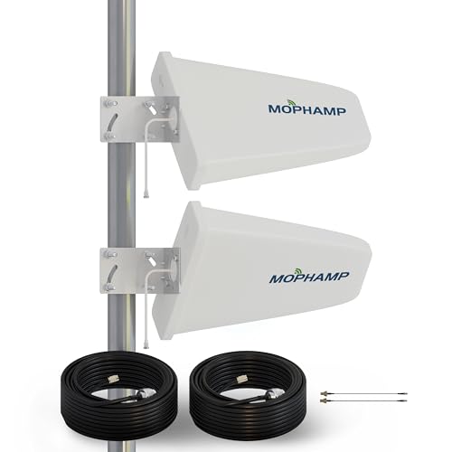 Mimo 2X2 External 4G Lte/5G Log Periodic Antenna 698-3800Mhz 10Dbi Works With Hotspots, Routers, Gateways Sma Ts9