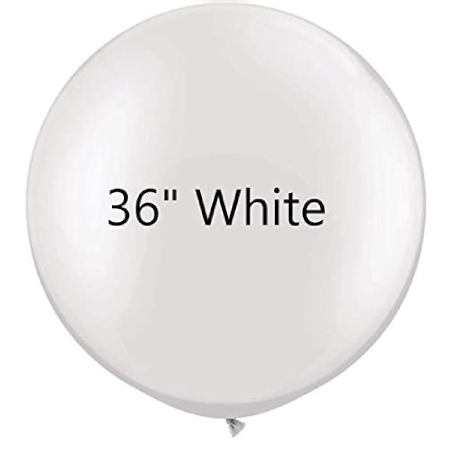 36 Inch White Latex Balloons Large Round Balloon For Birthday Wedding Party Decorations,6 Pcs
