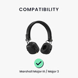 kwmobile Ear Pads Compatible with Marshall Major III/Major 3 Earpads - 2X Replacement for Headphones - Dark Brown