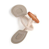 4 Sets Sew-On Toggle With Wooden Horn Button For Coat Jackets Shawl Di