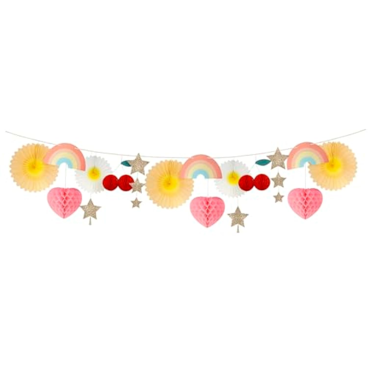 Meri Meri Fun Icons Giant Party Banner (Pack of 1), 11' Party Decorations (15' Including Excess Cord), Meri Meri Party Decorations