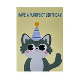 3D Pop Up Birthday Card – Cute Cat With Party Hat & Gift Box, Handmade Paper Art, Funny Animal Greeting For Kids, Friends, Cat Lovers & Special Celebrations, B27