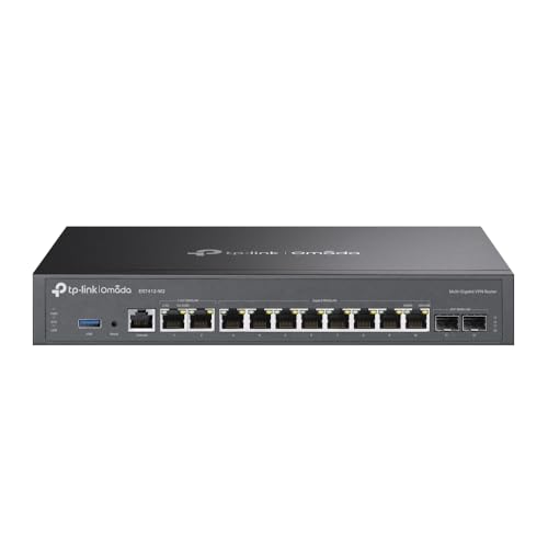 Omada Er7412-M2 Multi-Gigabit Vpn Router | Quad-Core | 2X 2.5G Ports | 1X Usb 3.0 Port