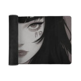 Female Samurai Large Mouse Pad Japanese Anime Girl Mousepad Cool Retro Desk Mat For Keyboard Computer Pad Extended Gaming Office Desk Organizers And Accessories 35.4 X 15.7 Inch