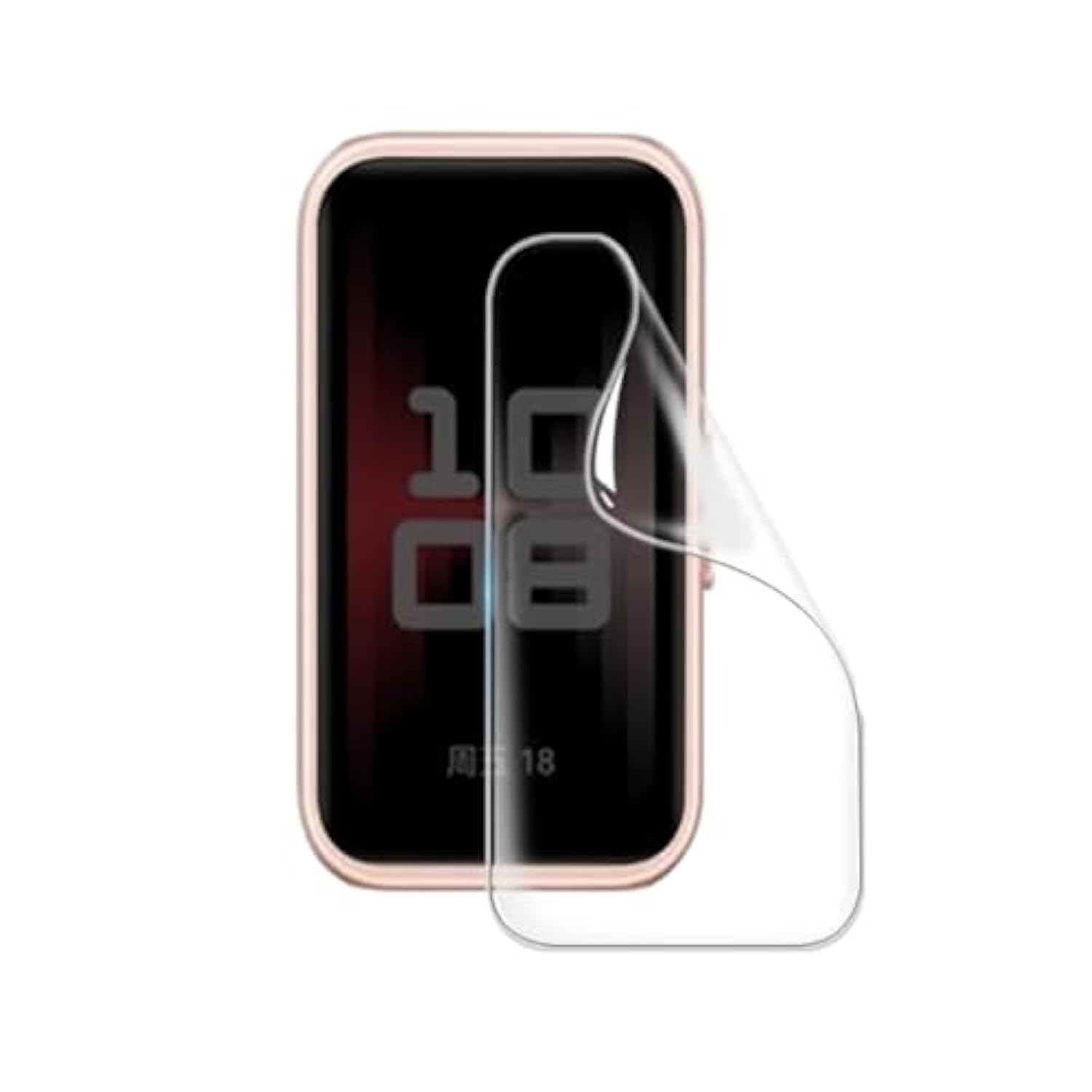 [5 Pack] For Qveq Band 3 / Bestinn H80 / Mindrose H80 / Ruimen L2B Fitness Tracker Screen Protector 1.47", Hd Clear Full Coverage Anti Scratch Bubble Free Soft Tpu Screen Protector Film