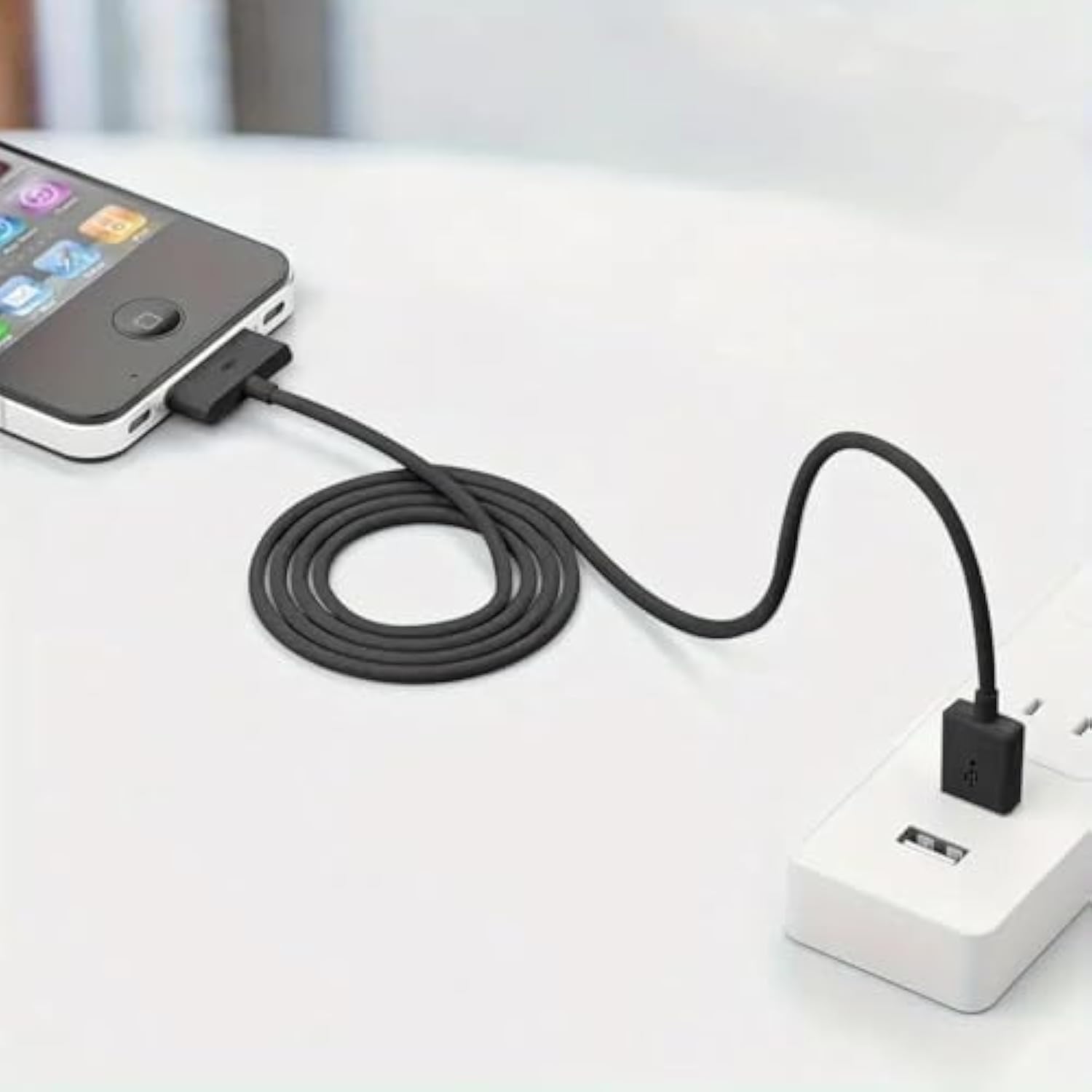 30-Pin Usb Charger Cable For Iphone 4/4S, Iphone 3G/3Gs, Ipad 1/2/3, Ipod Classic/Nano/Touch - Fast Charging & Data Sync Cord(3.3Ft/1M)