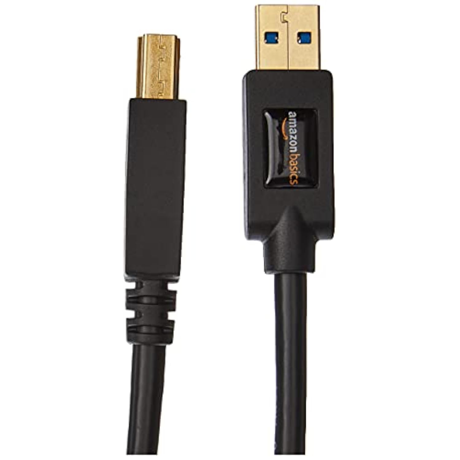 Usb-A To Usb-B 3.0 Cable, 4.8Gbps High-Speed With Gold-Plated Plugs, 6 Foot, Black