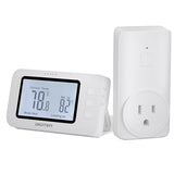 Wireless Thermostat Wtc100 Pro Temperature Controller For Cooling & Heating, Remote Controlled Outlet, Easy-To-Use And Programmable Thermostats For Home,Greenhouse