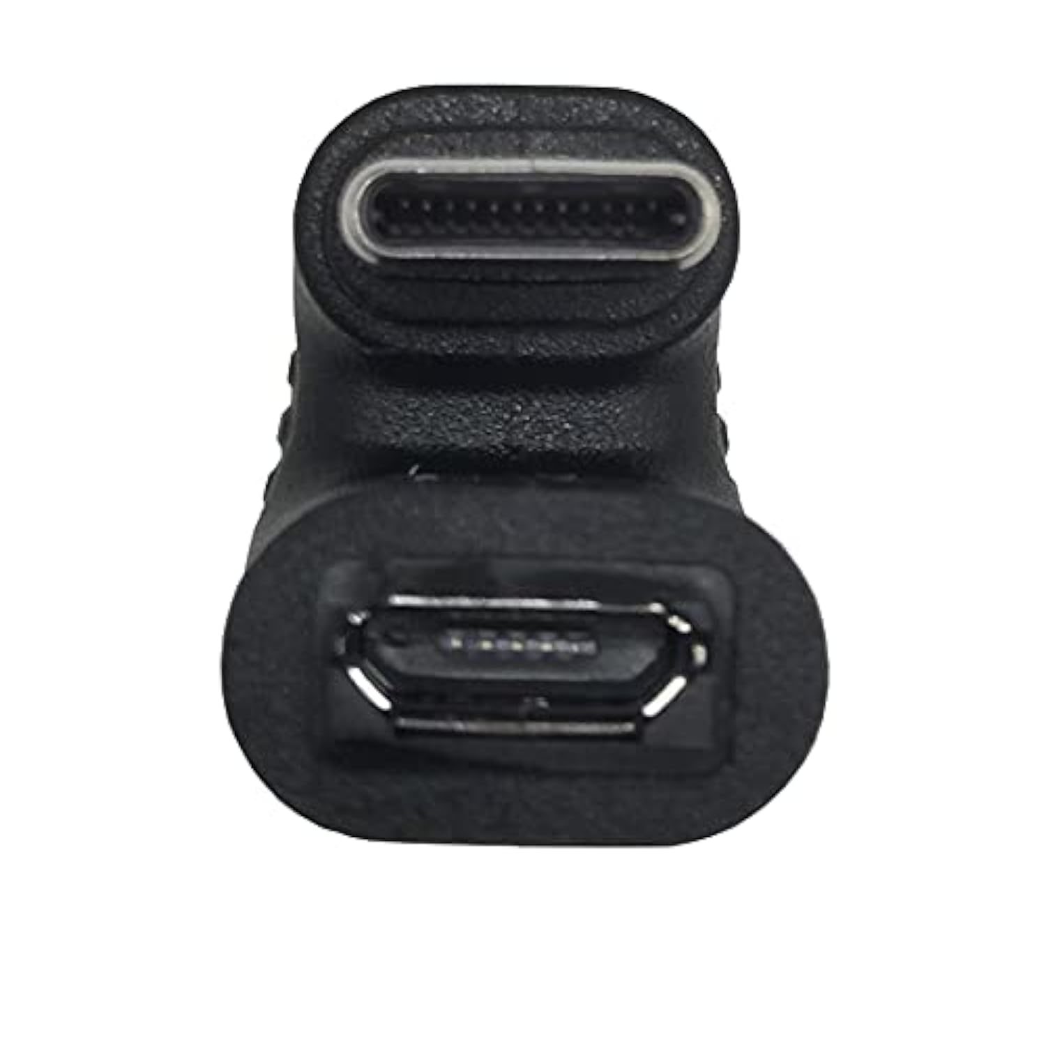 Usb C U Shape Adapter, 180 Degree Usb Type C Male To Usb Micro Female Charging Convertor Adapter For Laptop & Tablet & Mobile Phone [Only Charging](2 Pack)