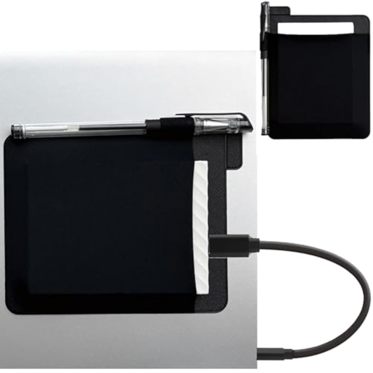 Portable Hard Drive Sleeve For Laptop - Ssd Solid State Drive - Reusable Adhesive - Stick On External Hard Drive Carrying Case - Travel Pocket Pouch