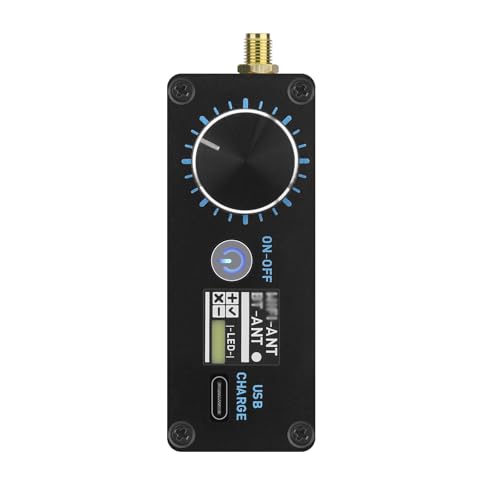ATS25 Ultra Portable 4 Touchscreen Audio Receiver with Multi-Mode Playback, USB & AUX Input, Visual Level Display