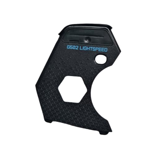 Back Counterweight Cover And Mouse Feet Replacement For Logitech G502 Lightspeed Wireless Gaming Mouse Black