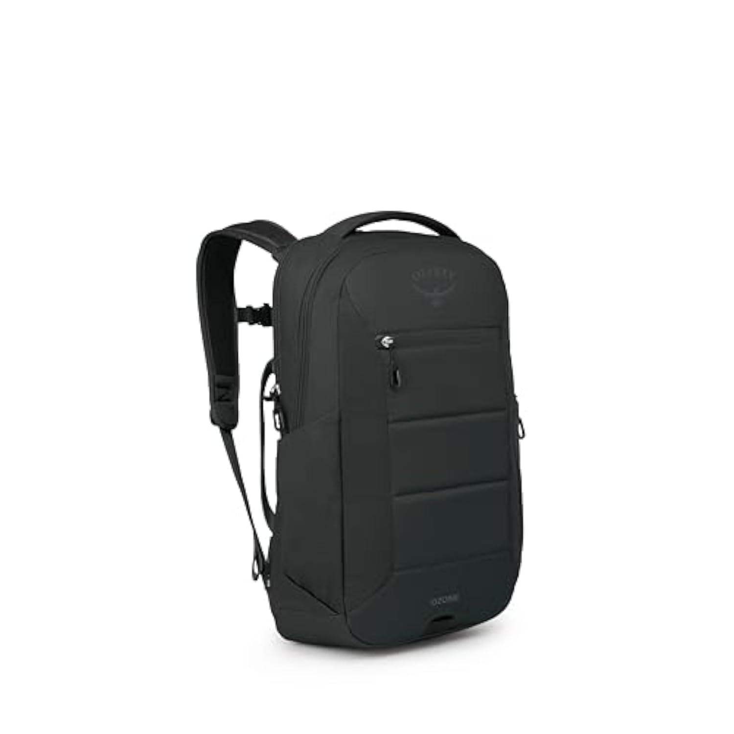 Osprey Ozone Laptop Backpack with Ventilated AirScape Backpanel - Lightweight Travel Backpack with 16” Laptop Sleeve - Carry-On Compatible Travel Bag for Men and Women, Black
