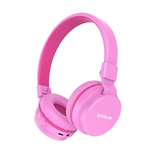 Kids Bluetooth Headphones,Lightweight Kids Headphones Wireless,85/94dB Safe Volume,40H Playtime,Fast Charging,Bluetooth 5.3,Over Ear,Toddler