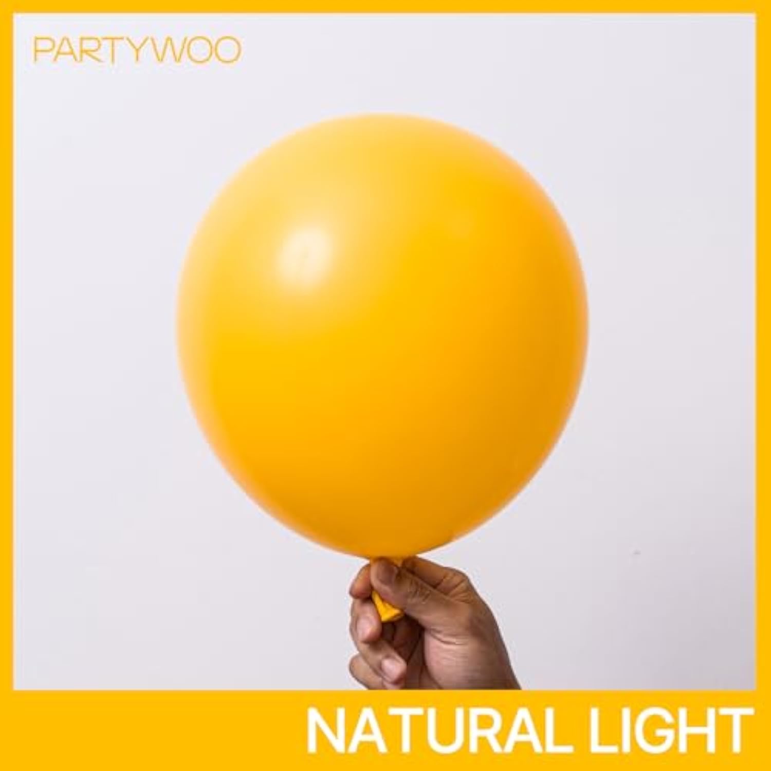 127pcs Mustard Yellow & Orange Balloon Arch Kit – Fall Decor for Parties, Birthdays and Event