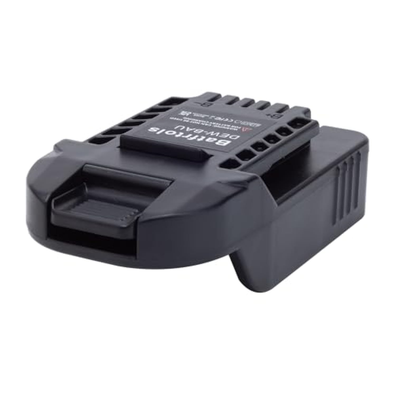 Adapter For Bauer 20V Max Cordless Tools, Compatible With De Walt 20V Max Batteries & Hercules 20V Max Battery, Adapter Only, Black, 1 Pack