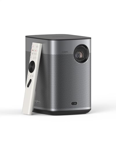 Halo+ Gtv New Portable Projector, Google Tv With Licensed Netflix, 700 Iso Lumens, 2 X 5W Harman Kardon Speakers, Auto Focus, Isa, Wi-Fi, Built-In Battery With 2.5 Hours Playtime