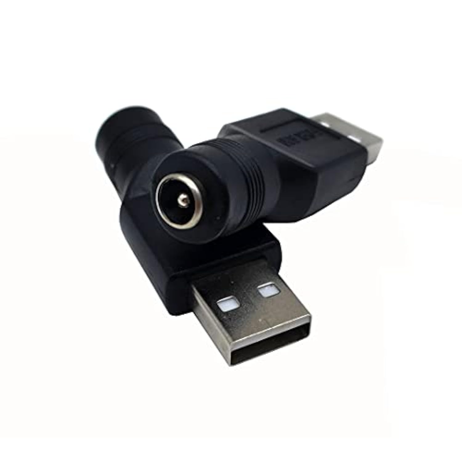 Usb To Dc Power Adapter, 2Pcs Usb 2.0 Male To Dc 5.5Mm X 2.1Mm Female 5V Connector Power Adapter For Usb Device And For Laptop Pc