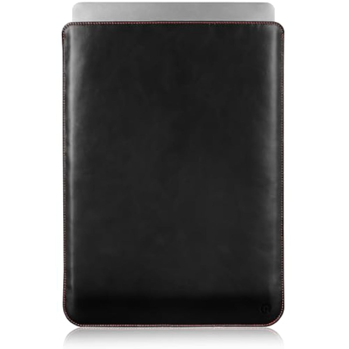 Real Leather Laptop Sleeve For Macbook Pro & Air Fits 13, 14, 15 & 16 Inch - Genuine Full Grain Leather With Soft Wool Lining (15 Inch - Air M2/M3)