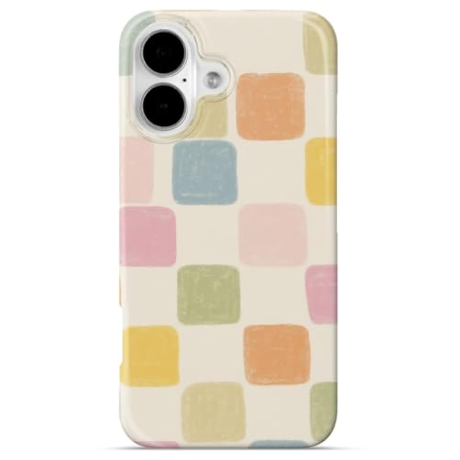 Trendy Checkered Girly Soft Slim Case for iPhone 6.1 Protective Phone Cover for Women Girls