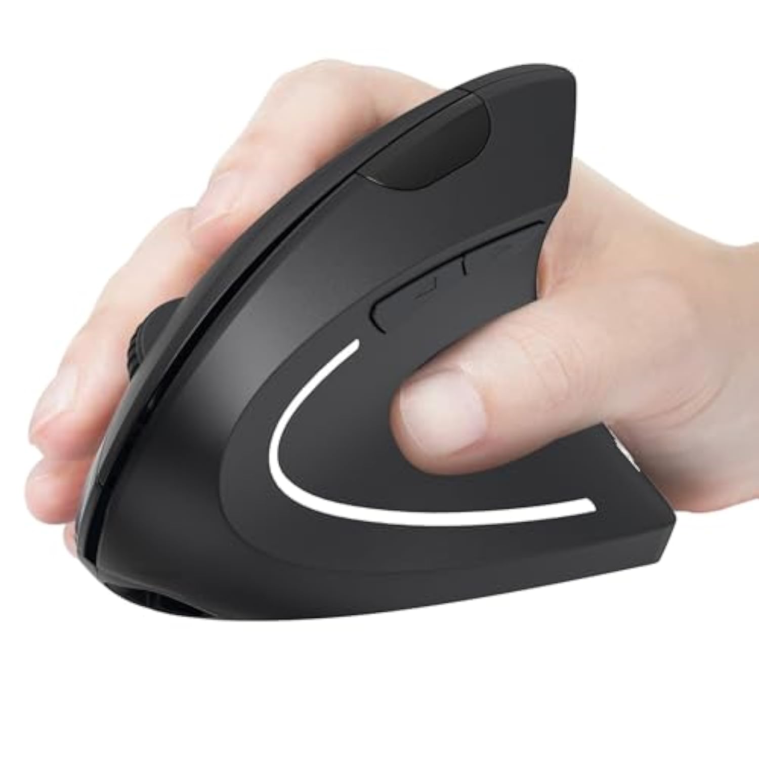 Vertical Wireless Mouse ?Ergonomic Mouse,Rechargeable 2.4G Optical Carpal Tunnel Mouse 6 Buttons, For Laptop, Pc, Computer, Desktop, Notebook Etc, Green Black
