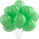 100 Pack Green 12 Inch Latex Balloons Helium Quality for Birthday Wedding Party Decor